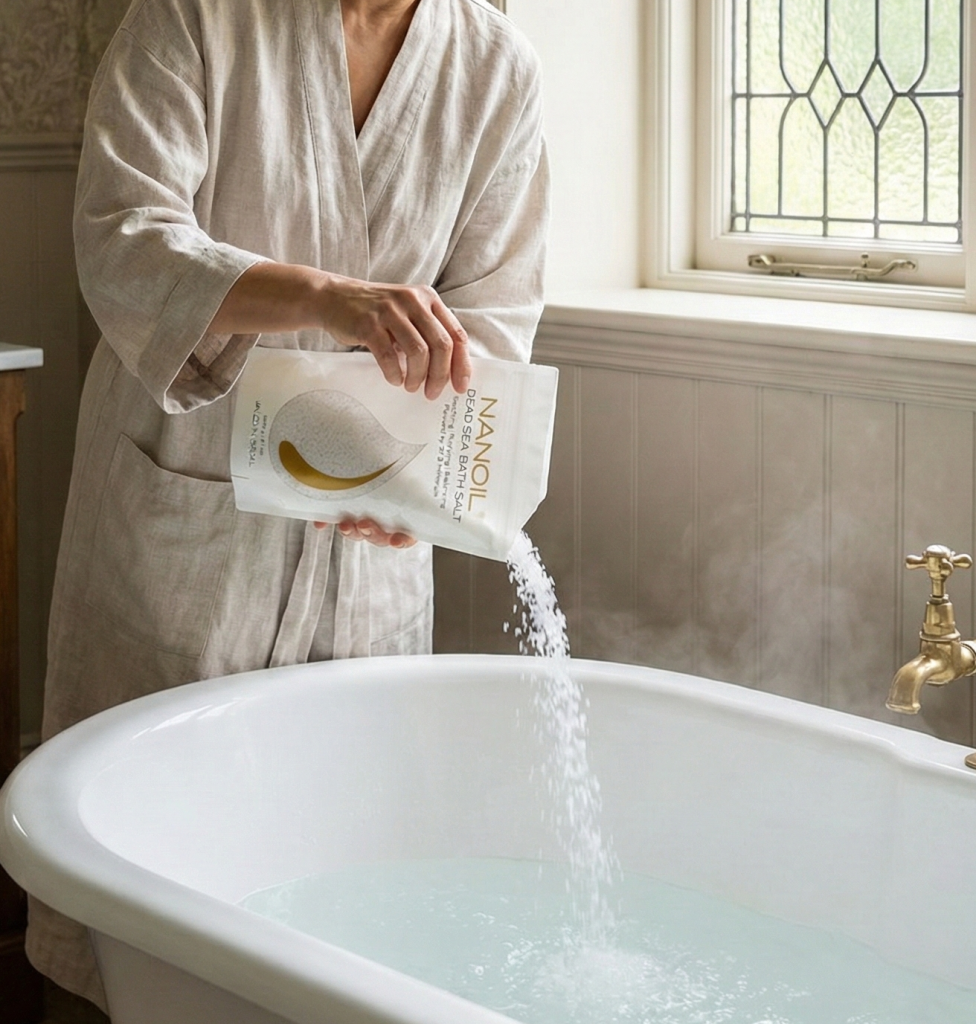 come si usano i sali da bagno nanoil